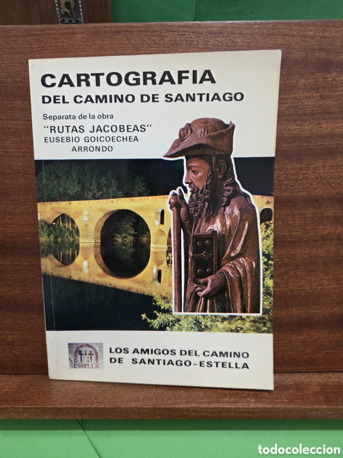 Libros de segunda mano: &rdquo;&rdquo;CARTOGRAF&Iacute;A DEL CAMINO DE SANTIAGO&rdquo;&rdquo;...SEPARATA DE LA OBRA &rdquo;&rdquo;RUTAS JACOBEAS&rdquo;&rdquo;...EUSEBIO GOICOECHEA