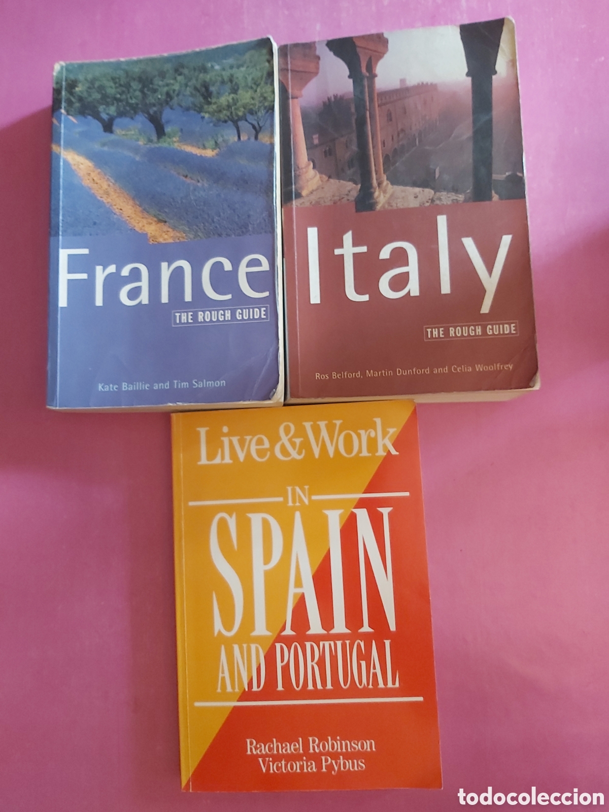 Libros de segunda mano: GU&Iacute;AS VIAJE EN INGL&Eacute;S IN SPAIN AND PORTUGAL FRANCE ITALY THE ROUGH GUIDE