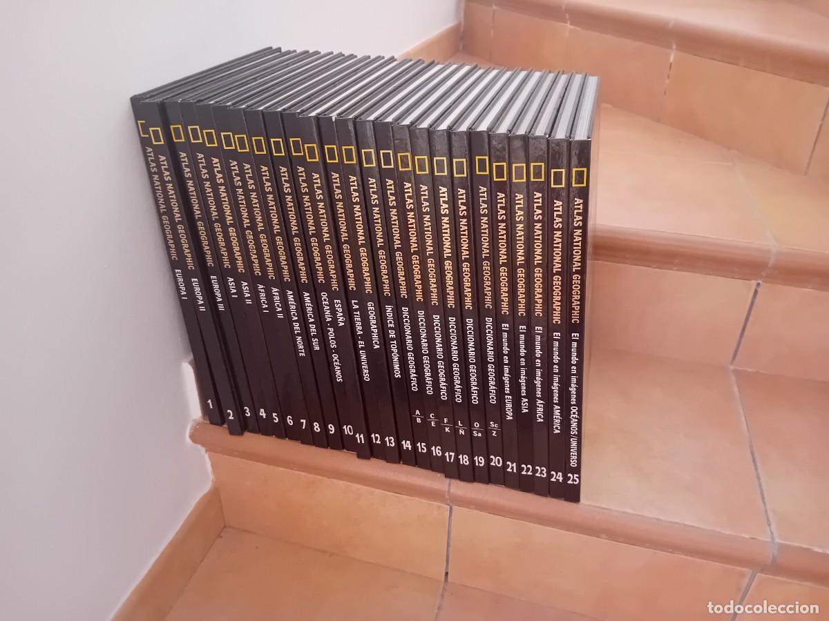 Libros de segunda mano: Atlas National Geographic 25 tomos a&ntilde;o 2004