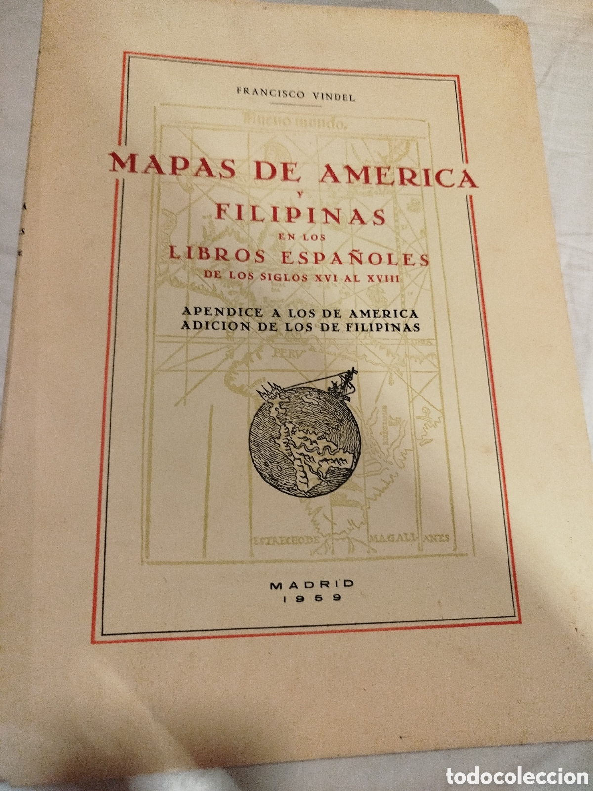 Libros de segunda mano: Vindel. Mapas de Am&eacute;rica y Filipinas.