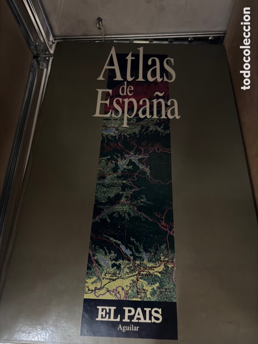 Libros de segunda mano: Blas110E Atlas de Espa&ntilde;a, el pa&iacute;s, Aguilar, gran formato, tapa dura