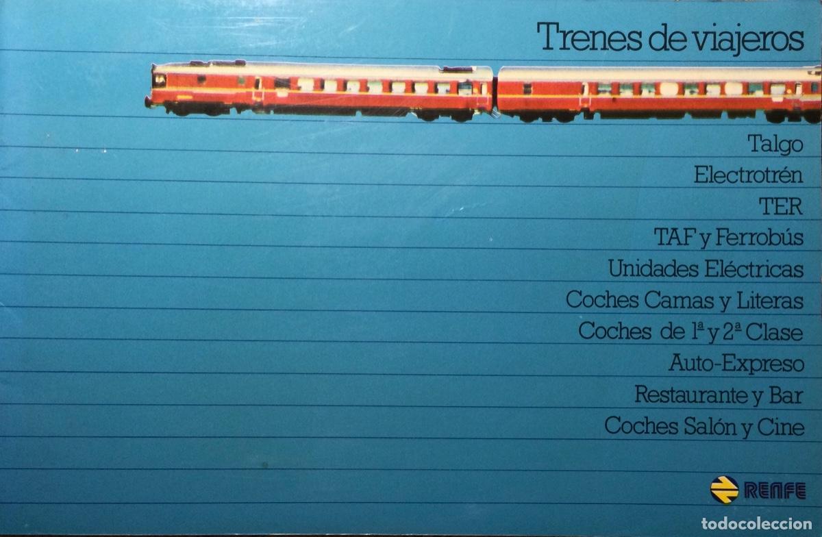 Libros de segunda mano: RENFE ALBUM TRENES DE VIAJEROS 1976