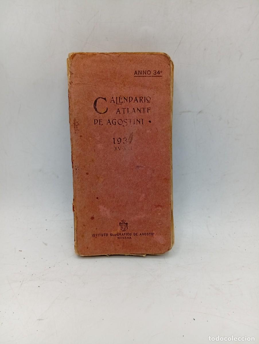 Libros de segunda mano: CALENDARIO-ATLANTE DE AGOSTINI. NOVARA. 1937. PAGS : 446.