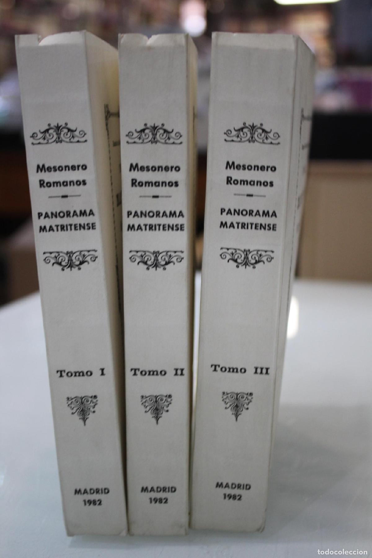 Libros de segunda mano: Panorama matritense. Cuadros de costumbres de la capital.- 3 tomos. - Ram&oacute;n de Mesonero Romanos