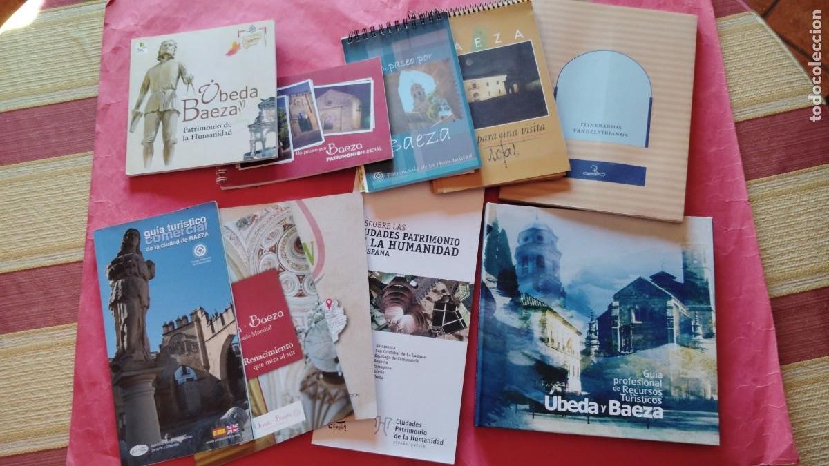 Libros de segunda mano: BAEZA.-UBEDA.-ITINERARIOS VANDELVIRIANOS.-LOTE DE 10 GUIAS TURISTICAS.