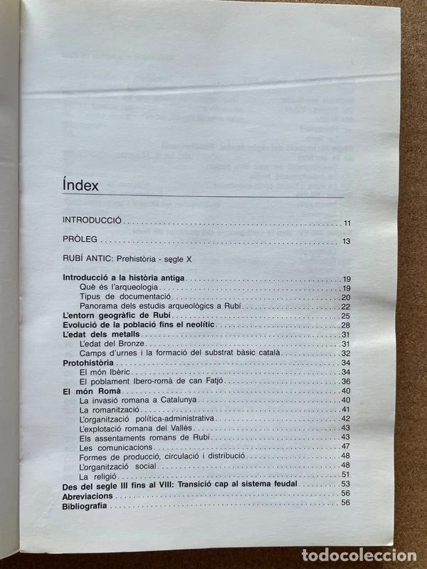 Libros de segunda mano: Aproximaci&oacute; a la hist&ograve;ria de Rub&iacute; - Foto 5