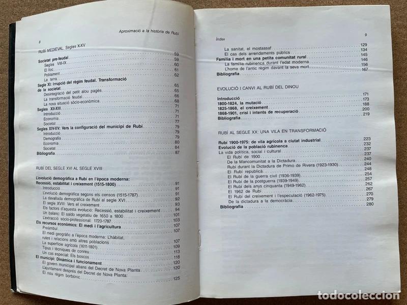 Libros de segunda mano: Aproximaci&oacute; a la hist&ograve;ria de Rub&iacute; - Foto 6