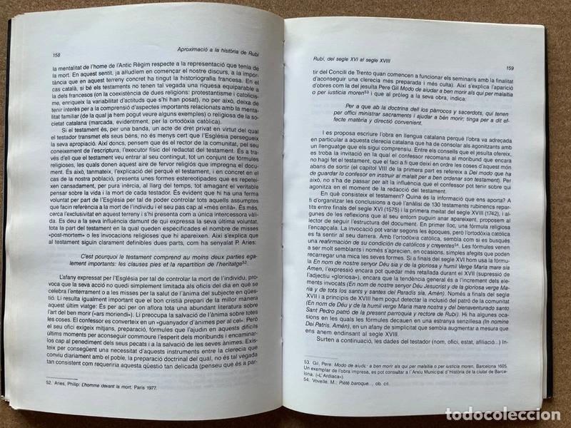 Libros de segunda mano: Aproximaci&oacute; a la hist&ograve;ria de Rub&iacute; - Foto 7