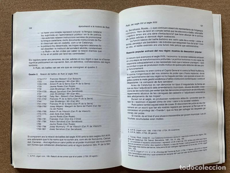 Libros de segunda mano: Aproximaci&oacute; a la hist&ograve;ria de Rub&iacute; - Foto 9