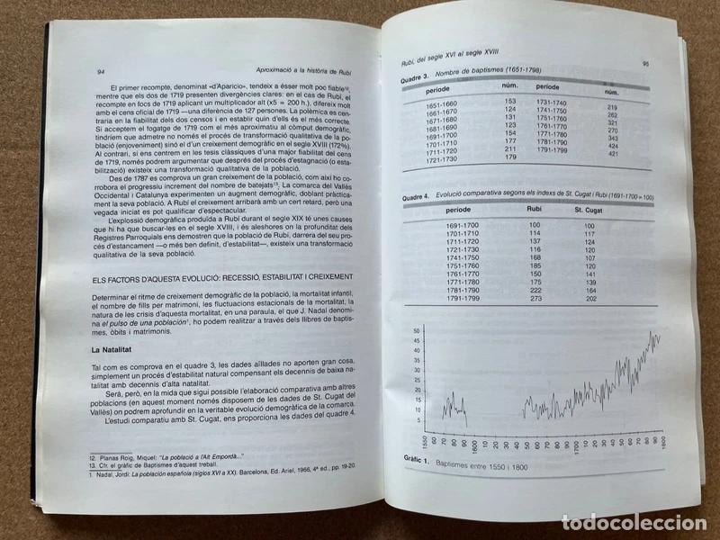 Libros de segunda mano: Aproximaci&oacute; a la hist&ograve;ria de Rub&iacute; - Foto 12