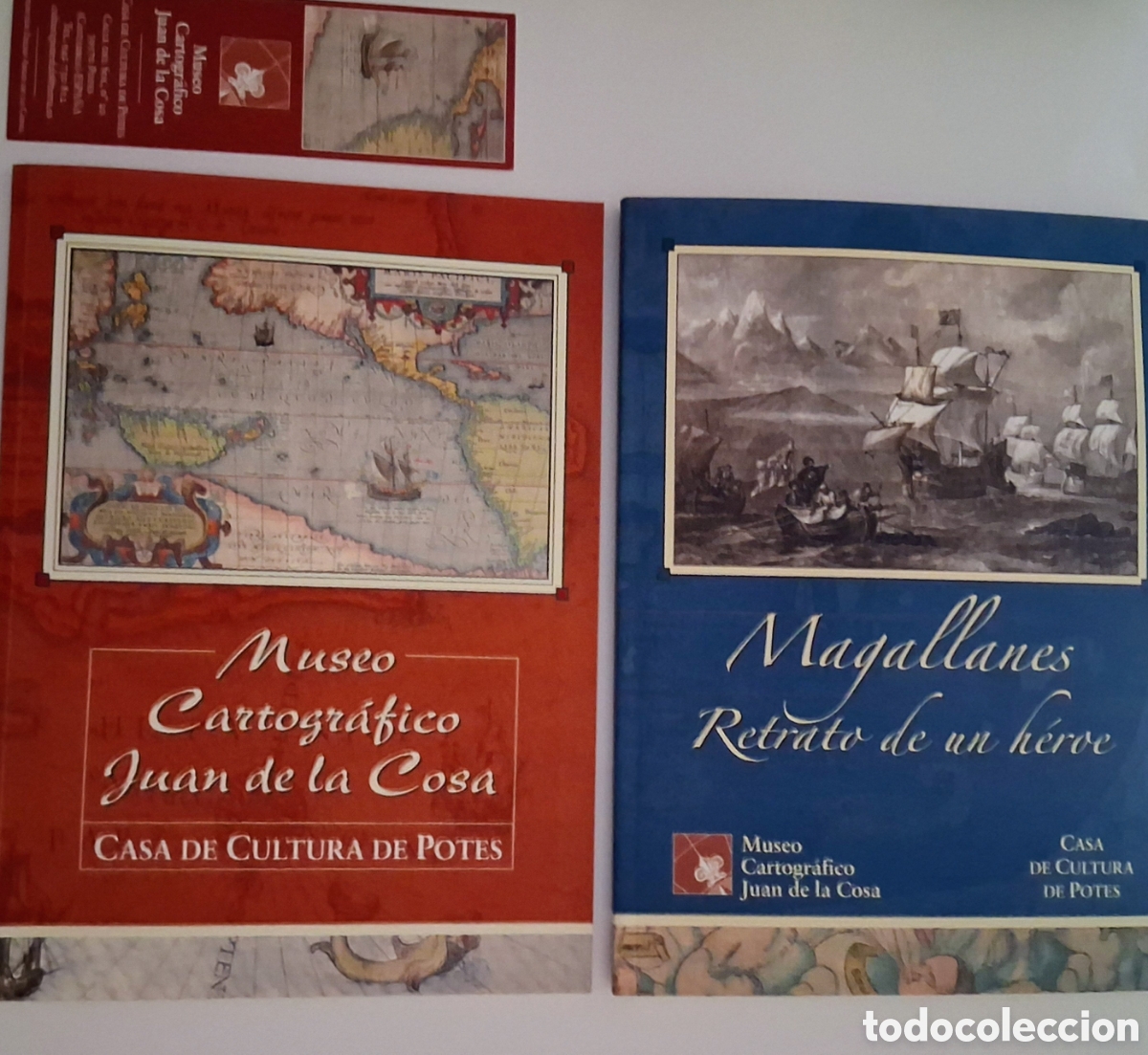 Libros de segunda mano: Museo Cartogr&aacute;fico Juan De La Cosa. Gu&iacute;a Cat&aacute;logo Hist&oacute;rico (2006) + Folleto Regalo