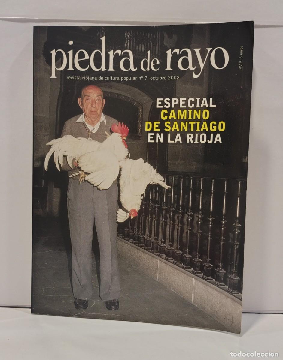 Libros de segunda mano: Revista Piedra de Rayo N.&ordm; 7 - Octubre 2002 - Especial Camino de Santiago en La Rioja. LBC731