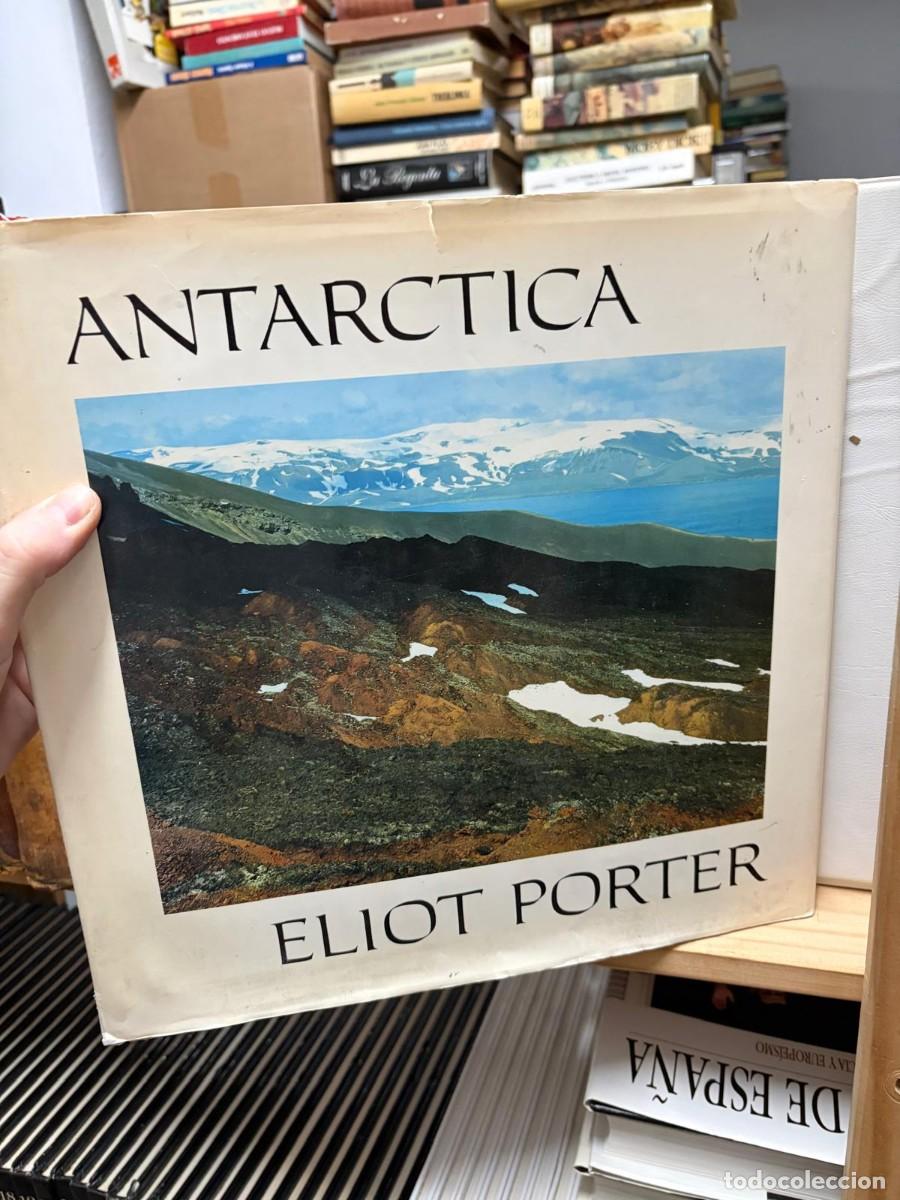 Libros de segunda mano: ANTARCTICA, Eliot Porter, libro en gran formato, con fotografias