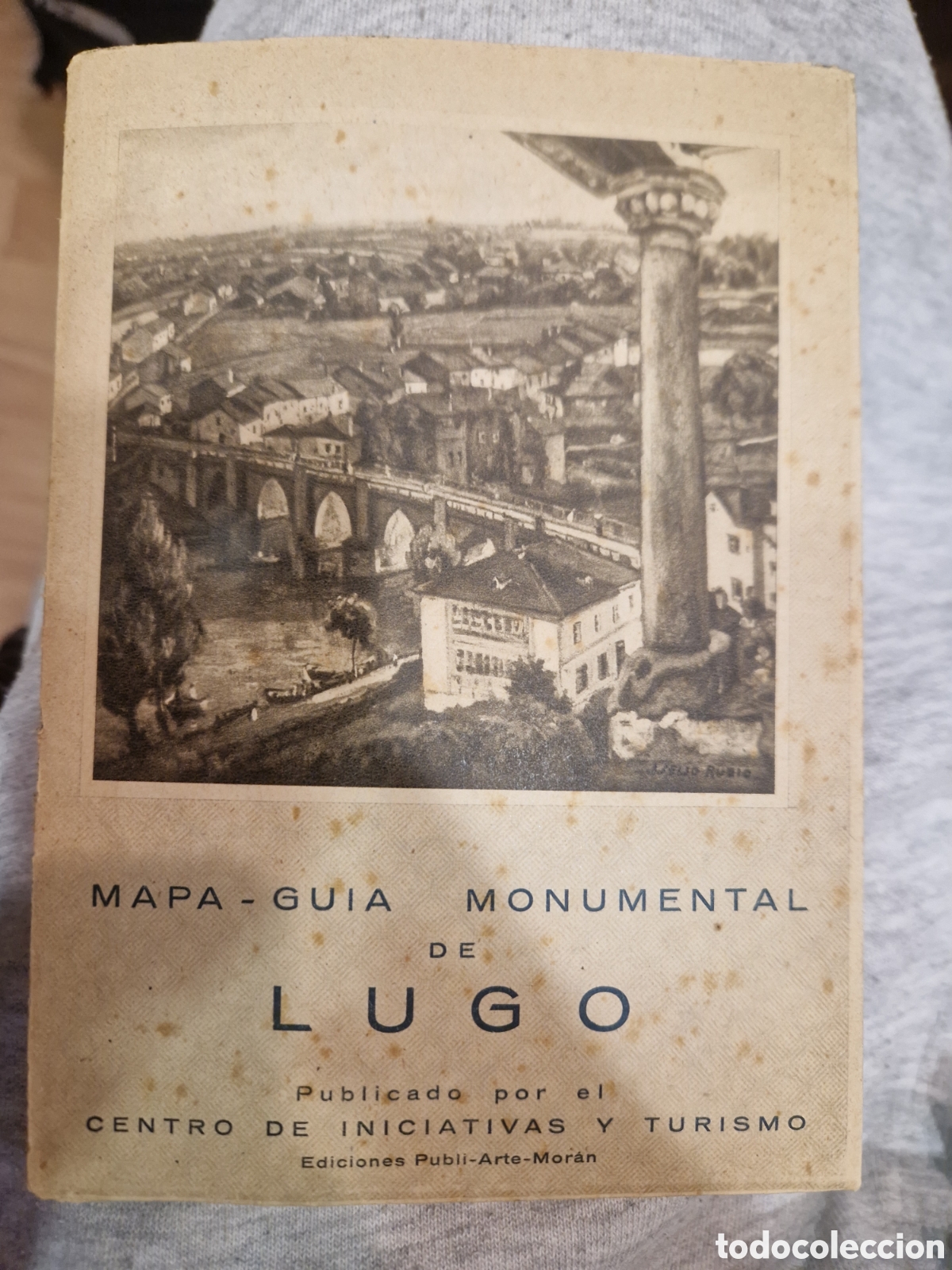 Libros de segunda mano: MAPA-gu&iacute;a monumental de Lugo - Foto 2