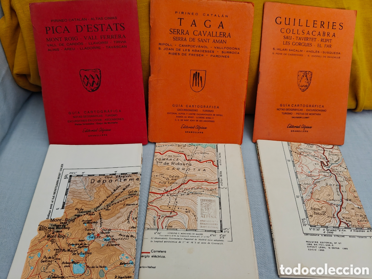 Libros de segunda mano: Guia cartograf&iacute;ca del Pirineo catalan