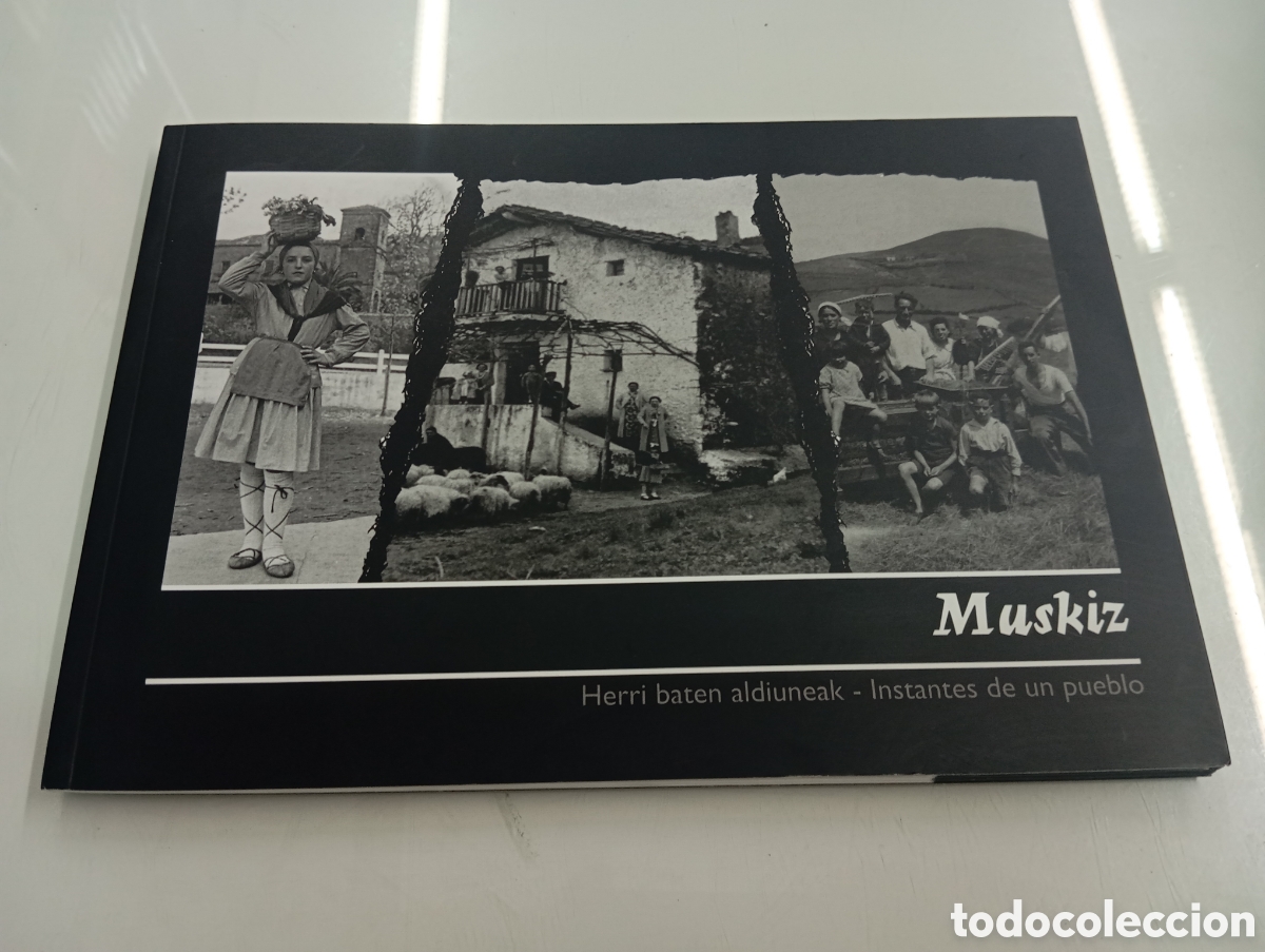 Libros de segunda mano: MUSKIZ Instantes de un pueblo Recopilaci&oacute;n de fotograf&iacute;a hist&oacute;rica FOTOGRAFIA ANTIGUA PAIS VASCO