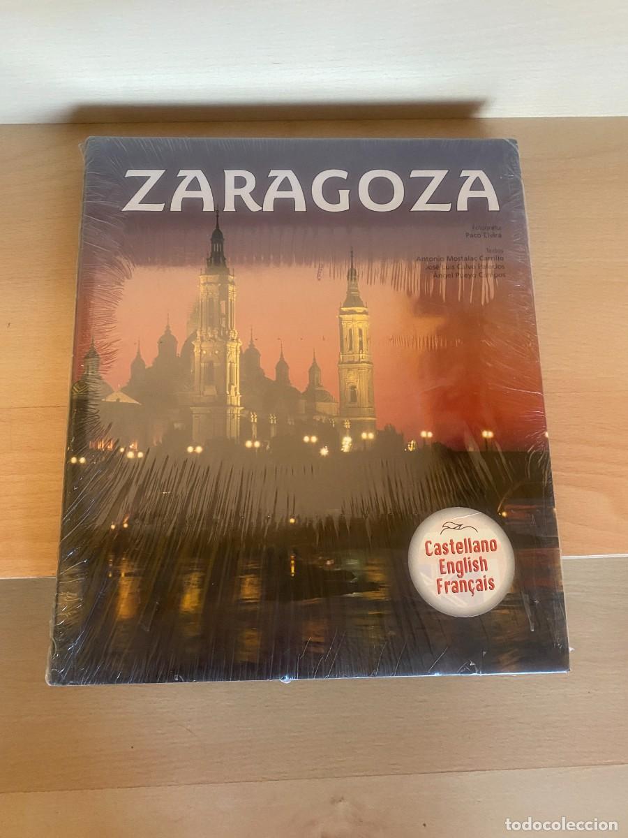 Libros de segunda mano: Zaragoza, Lunwerg, Triling&uuml;e castellano-ingl&eacute;s-franc&eacute;s, nuevo, con retr&aacute;ctil olriginal