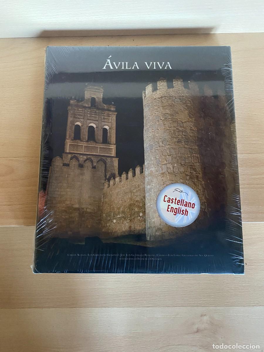 Libros de segunda mano: &Aacute;vila viva, Lunwerg, biling&uuml;e castellano-ingl&eacute;s, nuevo, con retr&aacute;ctil original