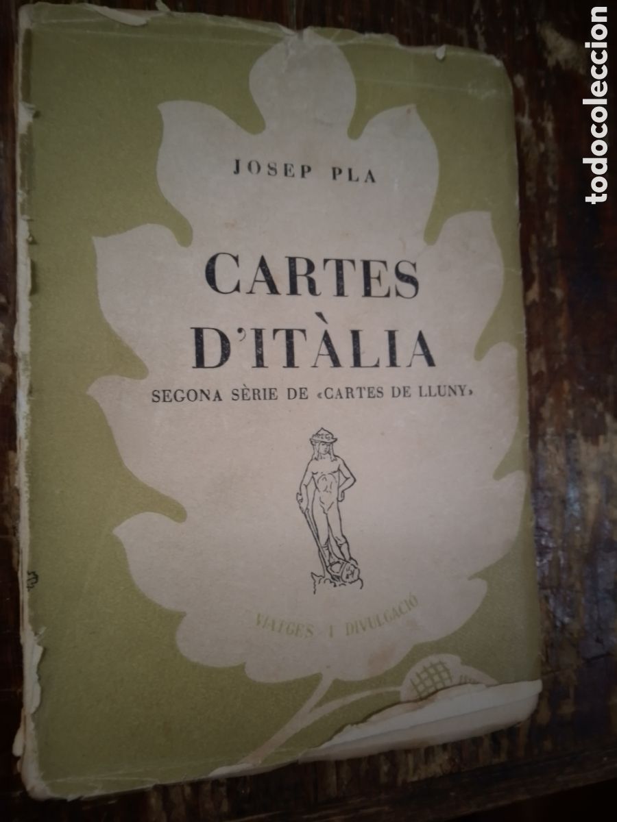 Libros de segunda mano: CARTES D' ITALIA. PLA, JOSEP. SELECTA. PRIMERA EDICION. 1955