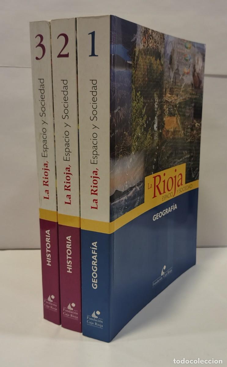 Libros de segunda mano: Colecci&oacute;n Completa: La Rioja, Espacio y Sociedad (Tomos 1, 2 y 3) - Fundaci&oacute;n Caja Rioja. LBC748