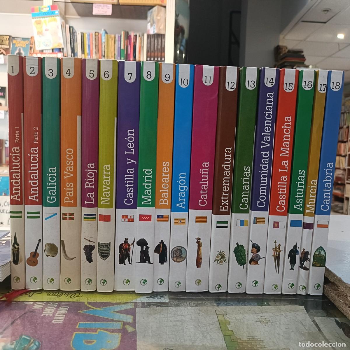 Libros de segunda mano: Las Gu&iacute;as Visuales de Espa&ntilde;a - Las Gu&iacute;as m&aacute;s Completas x Comunidades Aut&oacute;nomas - 18 Libros, Completa