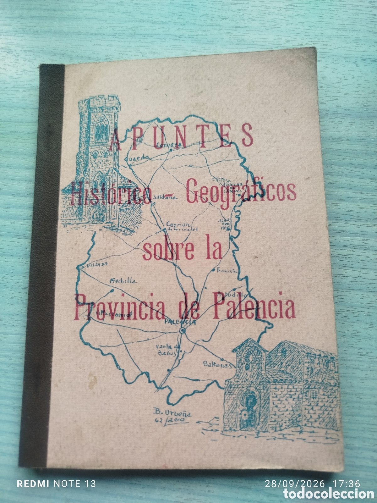Libros de segunda mano: Apuntes hist&oacute;rico.geograficos provincia Palencia