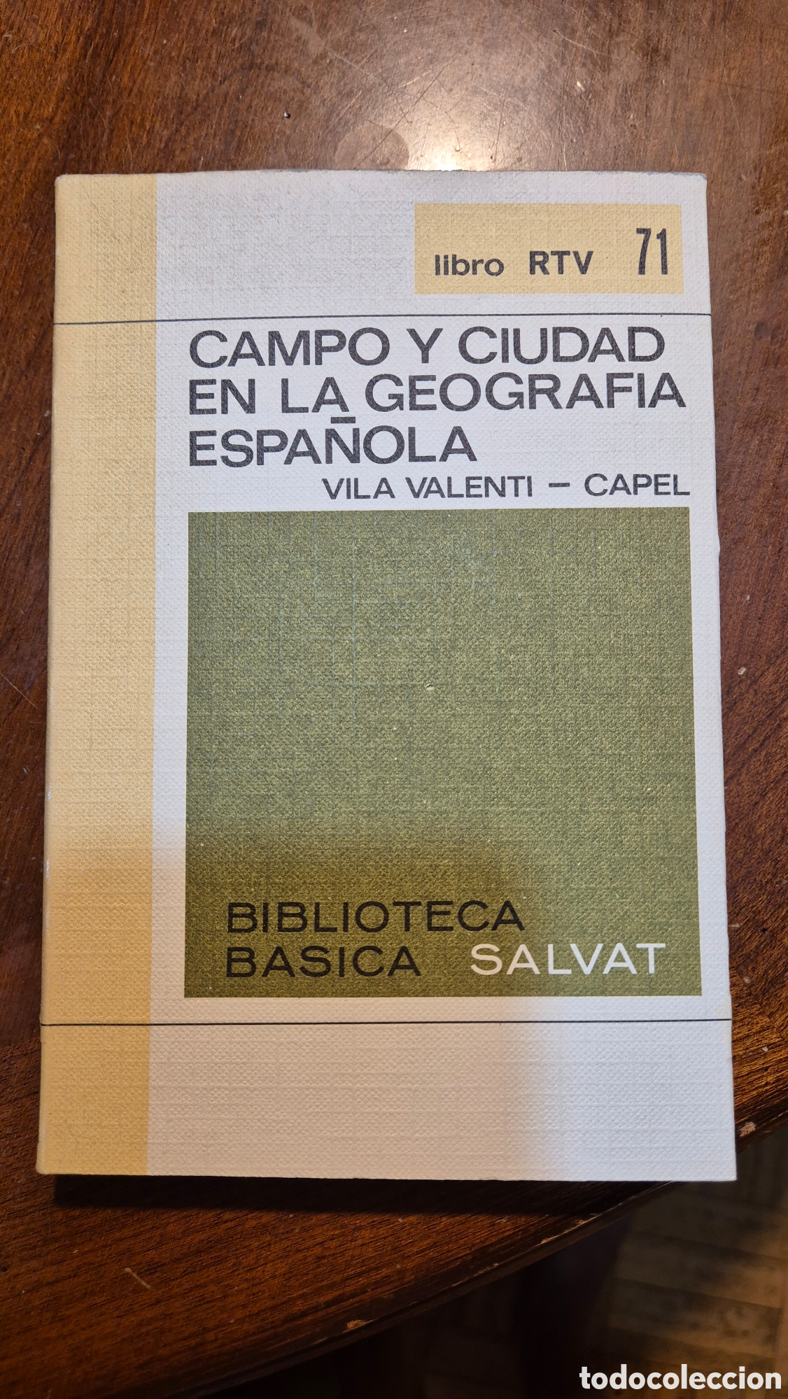 Libros de segunda mano: Campo y ciudad en la geograf&iacute;a espa&ntilde;ola - Vila Valent&iacute; / Capel (Libro RTV)