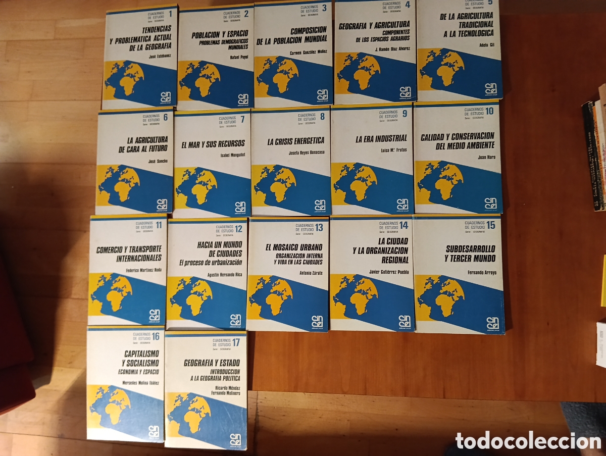Libros de segunda mano: Colecci&oacute;n de Geograf&iacute;a. Cuadernos de Estudio