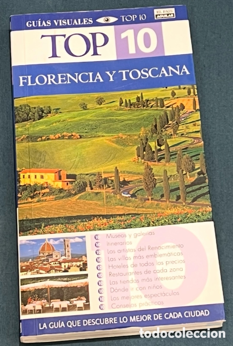 Libros de segunda mano: Libro. Florencia y Toscana. Gu&iacute;as Visuales. Top 10. El Pa&iacute;s Aguilar. 2007.