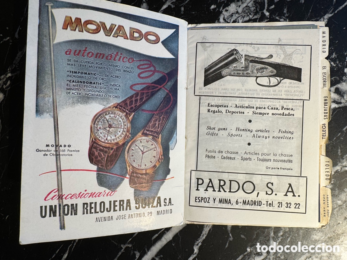Libros de segunda mano: GU&Iacute;AS ANCEMA VISITE ESPA&Ntilde;A &ndash; MADRID &ndash; MAPA Y TELEGRAMA &ndash; A&Ntilde;OS 40/50