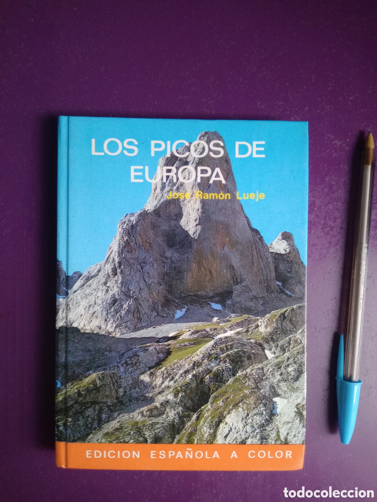 Libros de segunda mano: LOS PICOS DE EUROPA - JOSE RAMON LUEJE - EDIT EVEREST 1979 - TAPA DURA, MAPAS, FOTOS, 160 PAGS