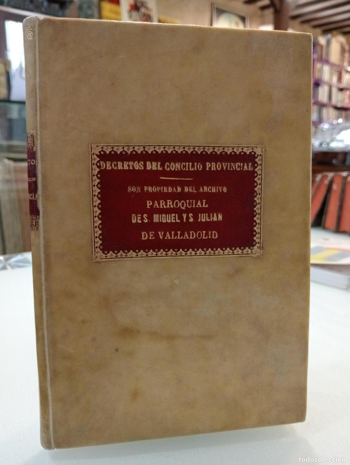 Libros de segunda mano: Decretos del Concilio Provincial de Valladolid -