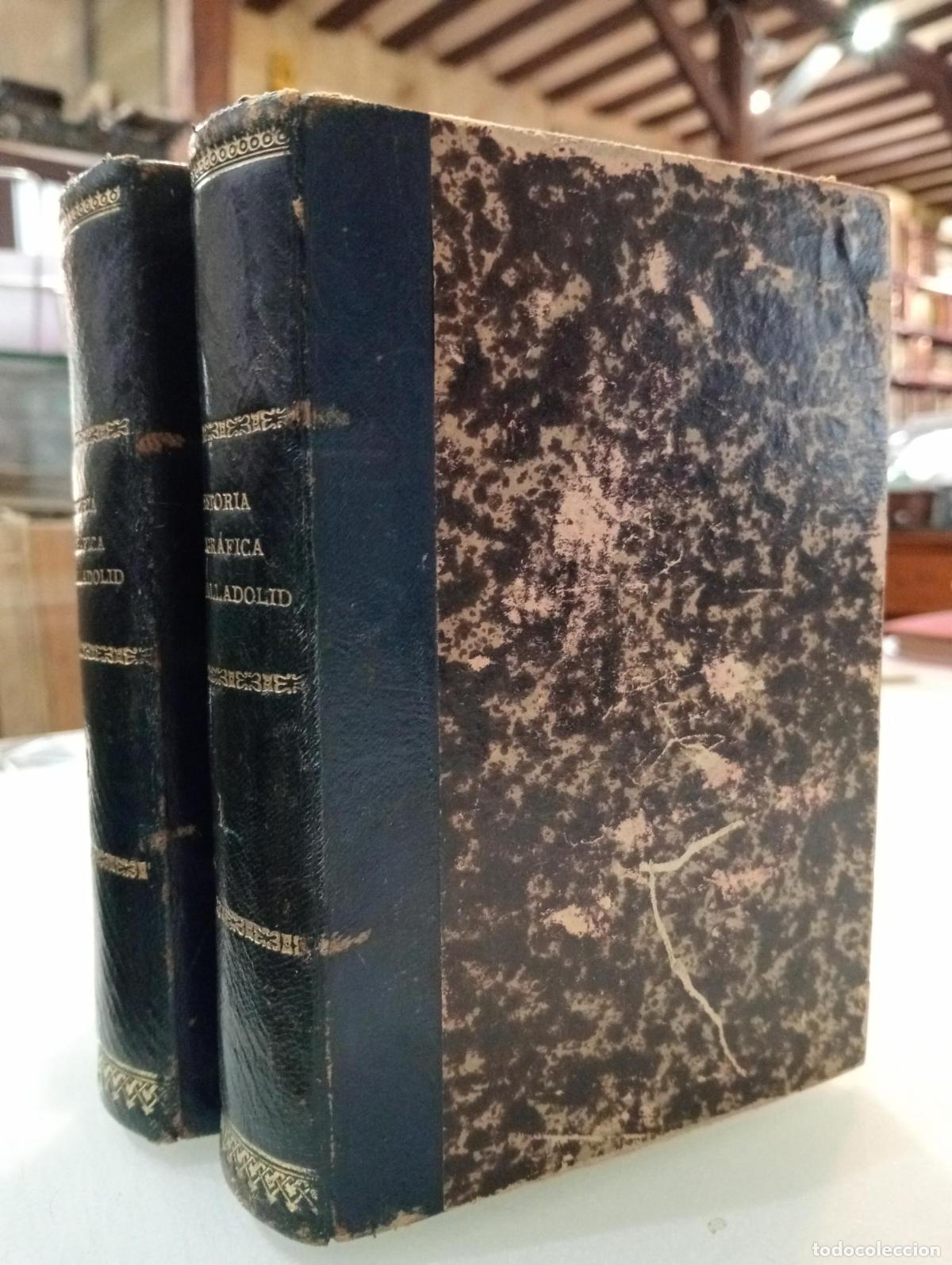 Libros de segunda mano: Datos para la Historia Biogr&aacute;fica de Valladolid. 2 tomos - Gonz&aacute;lez Garc&iacute;a-Valladolid, Don Casimiro.