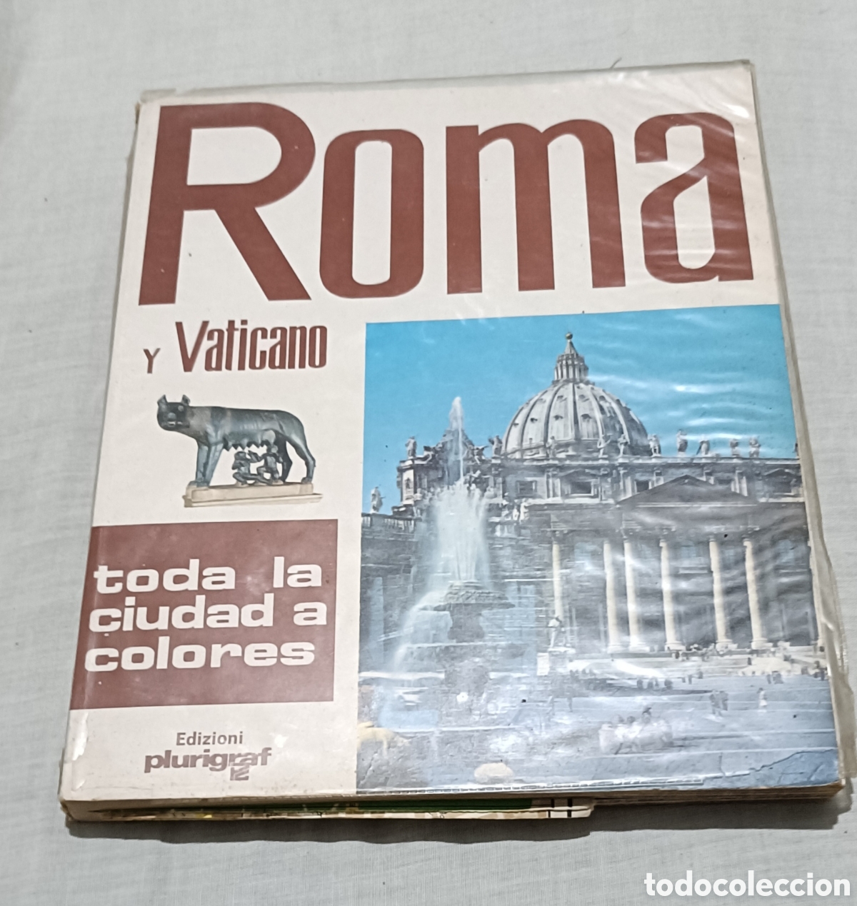 Libros de segunda mano: Roma y Vaticano: toda la ciudad a colores - Loretta Santini (Plurigraf, 1974)
