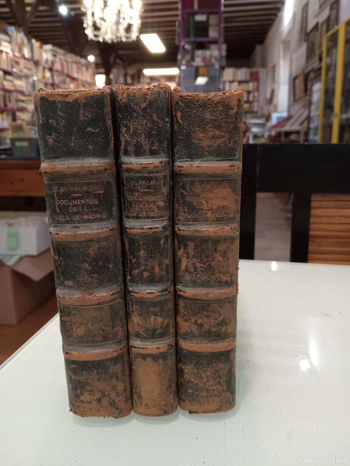 Libri di seconda mano: Documentos del Archivo General de la Villa de Madrid, (tres tomos) Interpretados y coleccionados por