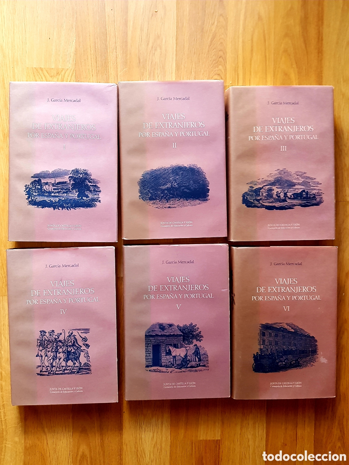 Libros de segunda mano: Viajes de extranjeros por Espa&ntilde;a y Portugal. J. Garc&iacute;a Mercadal, 1999. 6 tomos (completa).