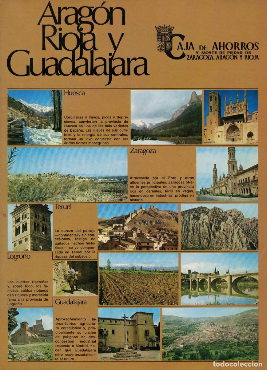 Libros de segunda mano: Arag&oacute;n, Rioja y Guadalajara / Caja de Ahorros de Zaragoza, Arag&oacute;n y Rioja