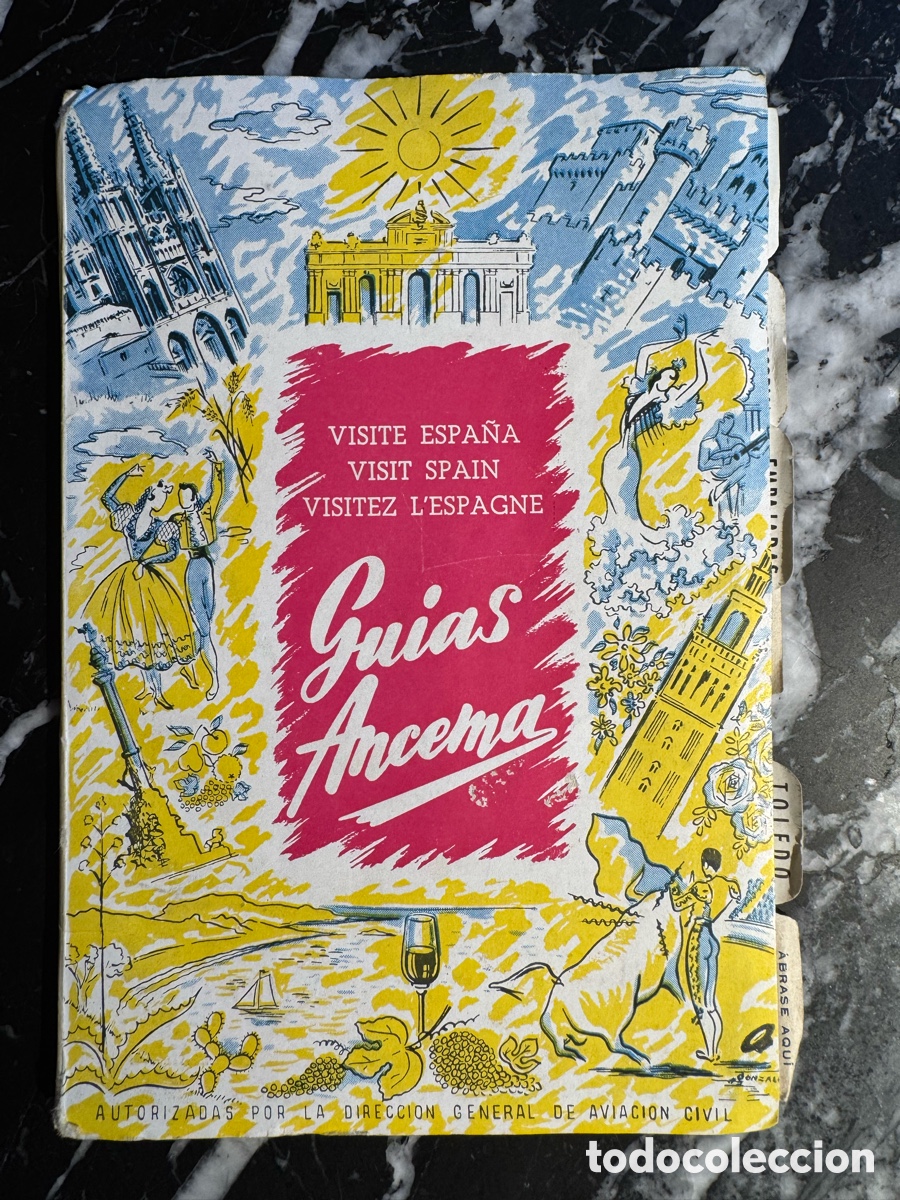 Livros em segunda m&atilde;o: GU&Iacute;AS ANCEMA VISITE ESPA&Ntilde;A &ndash; MADRID &ndash; MAPA Y TELEGRAMA &ndash; A&Ntilde;OS 40/50