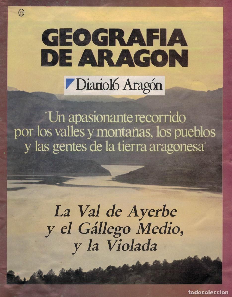 Gebrauchte B&uuml;cher: La Val de Ayerbe y el G&aacute;llego Medio, y la Violada. Geograf&iacute;a de Arag&oacute;n. Fasc&iacute;culo 22 / Diario 16