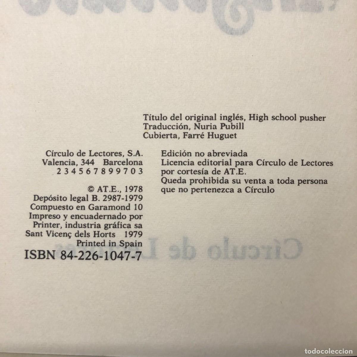 Libros de segunda mano: DROGAS EN EL INSTITUTO - JACK W. THOMAS - C&Iacute;RCULO DE LECTORES / 61 - Foto 4