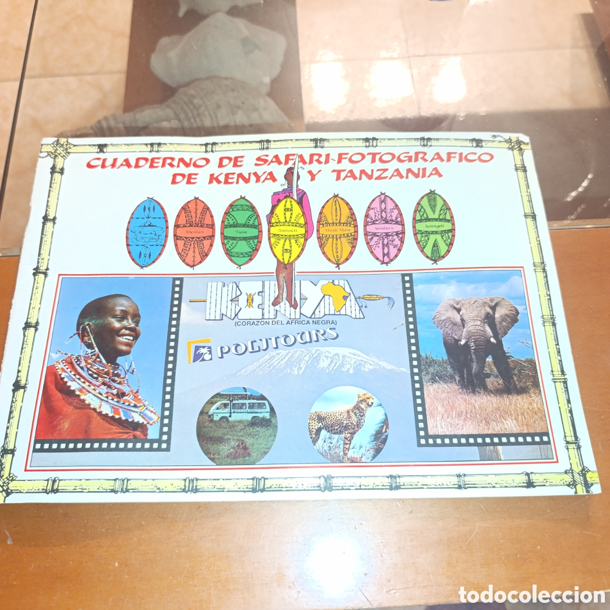 Libri di seconda mano: Antiguo Cuaderno de Safari Fotogr&aacute;fico Kenia y Tanzania - Polutours (Vintage)