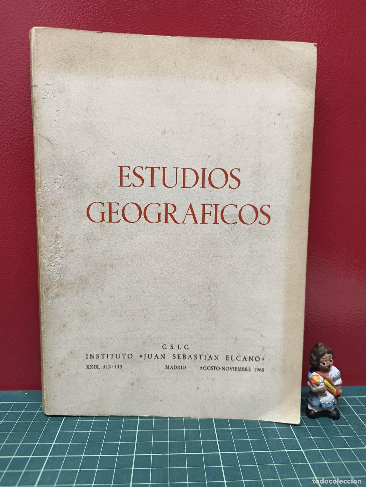 Gebrauchte B&uuml;cher: Estudios Geogr&aacute;ficos XXIX 112-113 1968 - CSIC Instituto Juan Sebasti&aacute;n Elcano