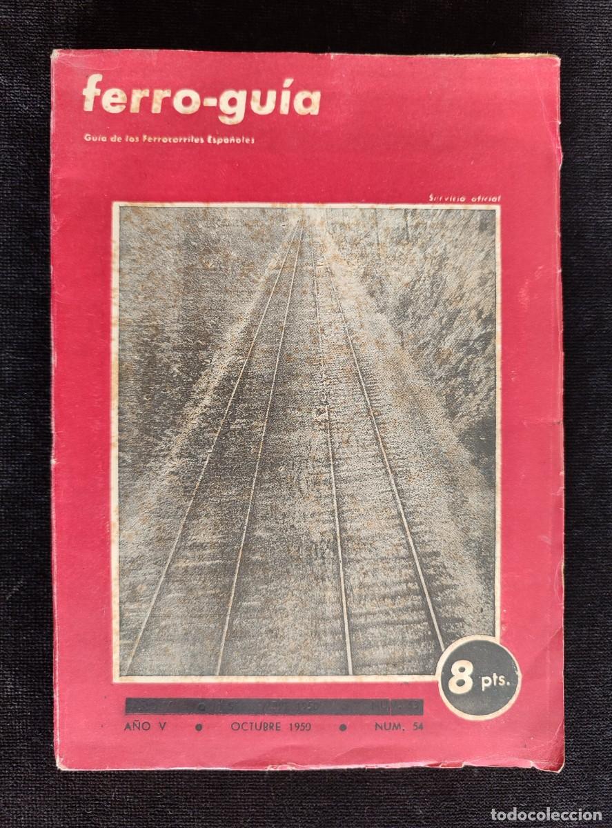 Libri di seconda mano: FERRO GU&Iacute;A. GU&Iacute;A DE LOS FERROCARRILES ESPA&Ntilde;OLES 1950