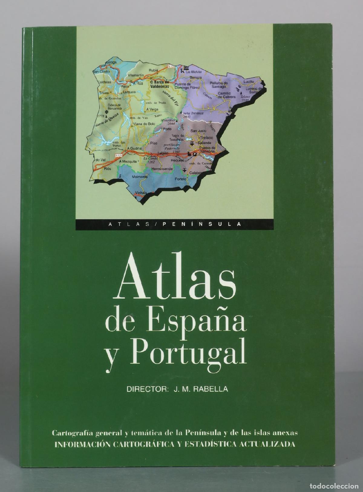 Livres d'occasion: Atlas de Espa&ntilde;a y Portugal - J. M. Rabella - Atlas Pen&iacute;nsula