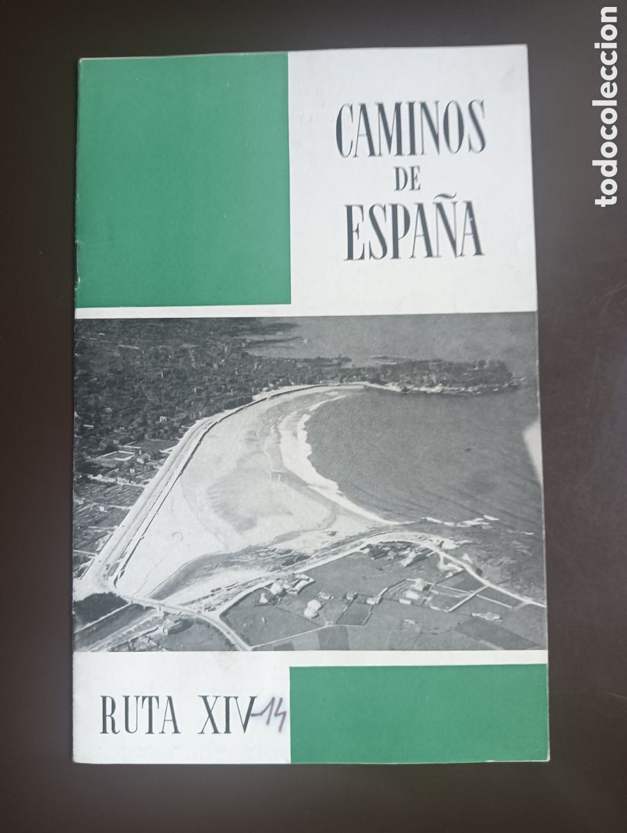 Second hand books: CAMINOS DE ESPA&Ntilde;A. RUTA XIV RIBADESELLA LASTRES GIJON COMPA&Ntilde;IA ESPA&Ntilde;OLA DE PENICILINA 1958