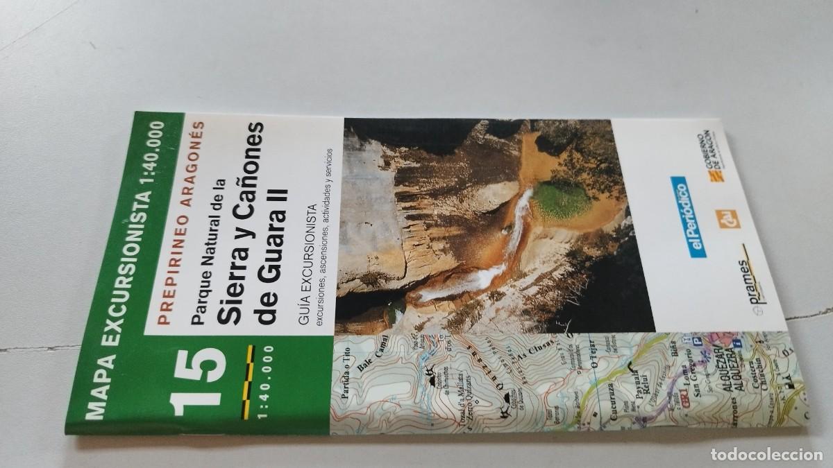 Libros de segunda mano: SIERRA Y CA&Ntilde;ONES DE GUARA II / GARA 6-7-8 / EL PERIODICO DE ARAGON / GOBIERNO DE ARAGON