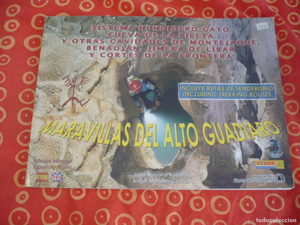 Libros de segunda mano: MARAVILLAS DEL ALTO GUADIARO (MAYORAL MARTINEZ) ESPELEOLOGIA CUEVA PILETA HUNDIDERO GATO SENDERISMO