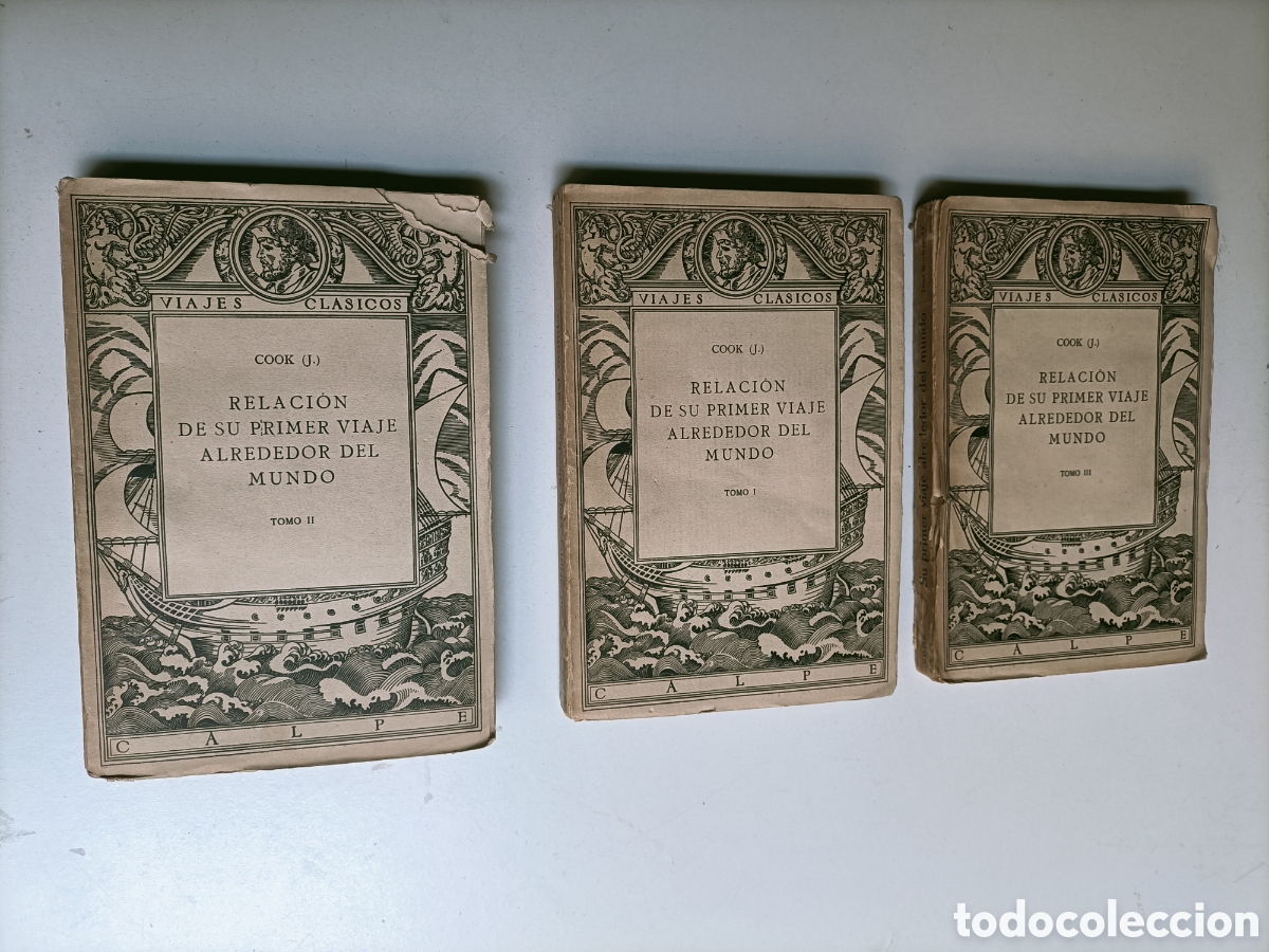 Libri di seconda mano: Cook ( J ) relaci&oacute;n de su primer viaje alrededor del mundo 3 tomos