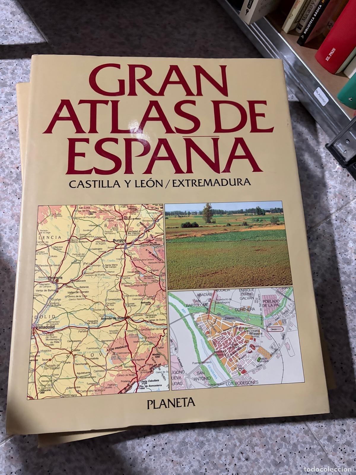 Libros de segunda mano: BLAS115C Gran Atlas de Espa&ntilde;a: Castilla y Le&oacute;n / Extremadura Planeta