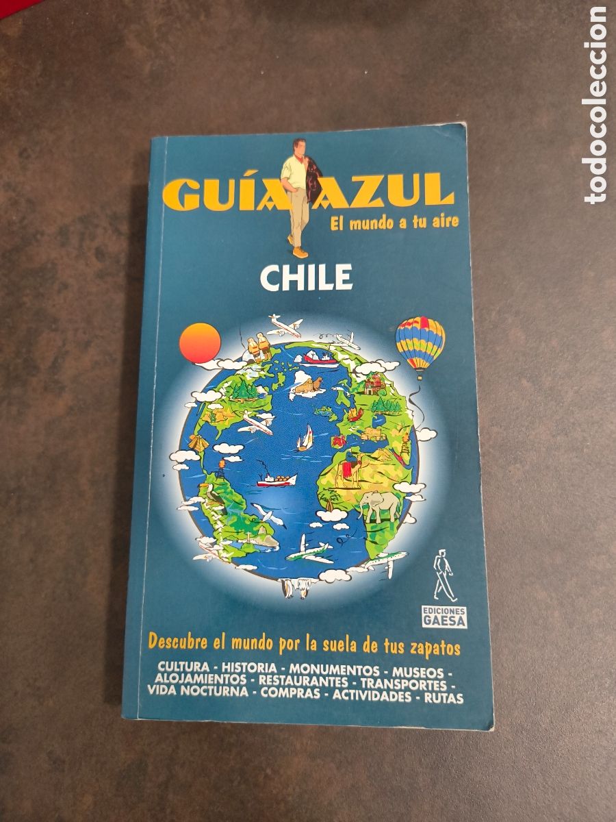 Libros de segunda mano: GUIA AZUL CHILE (GAESA)